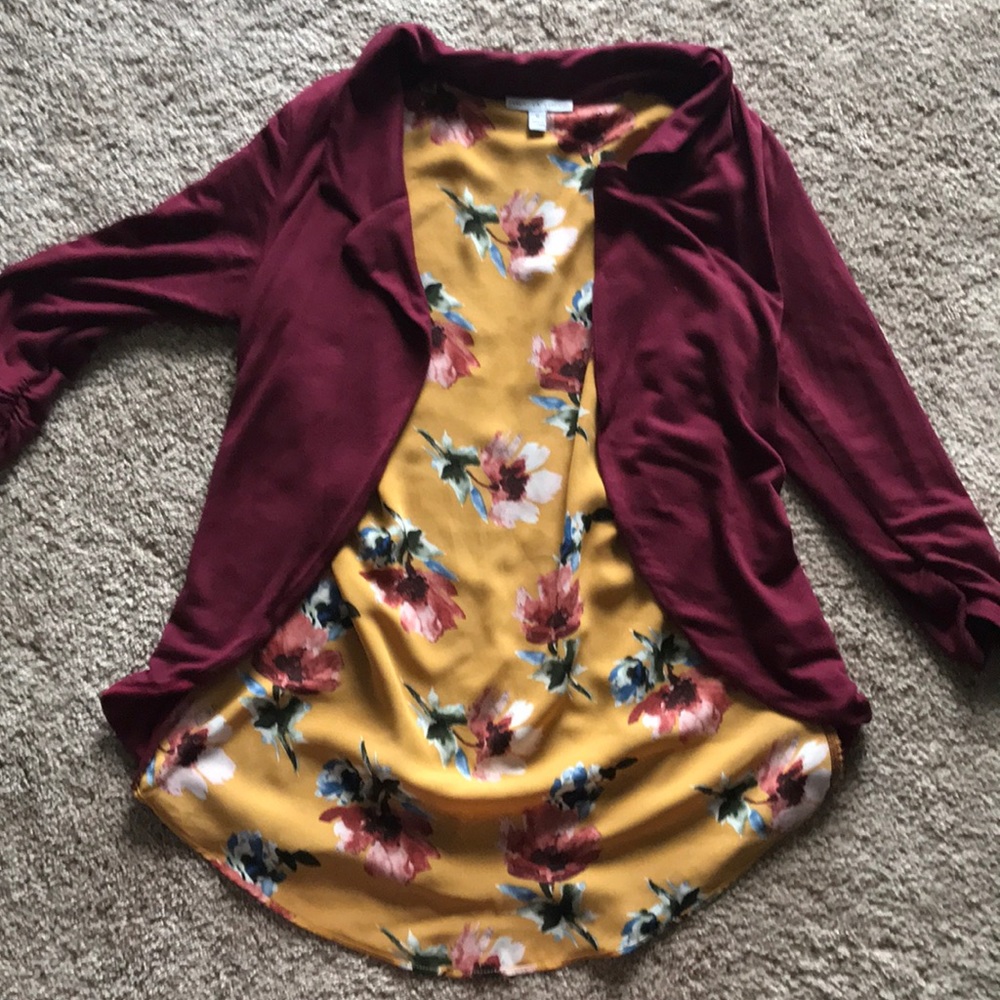 Collared cardigan